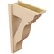 Ekena Millwork 8-in W x 20-in D x 32-in H Funston Trad Rough Cedar Woodgrain TimberThane Outlooker, Primed Tan OUTUR080X20X32FST04RCPR - alternate 2